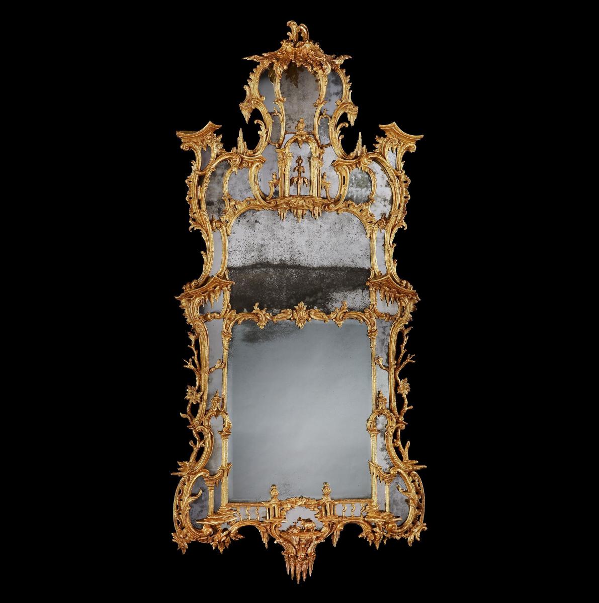 George III Giltwood Pier Mirror