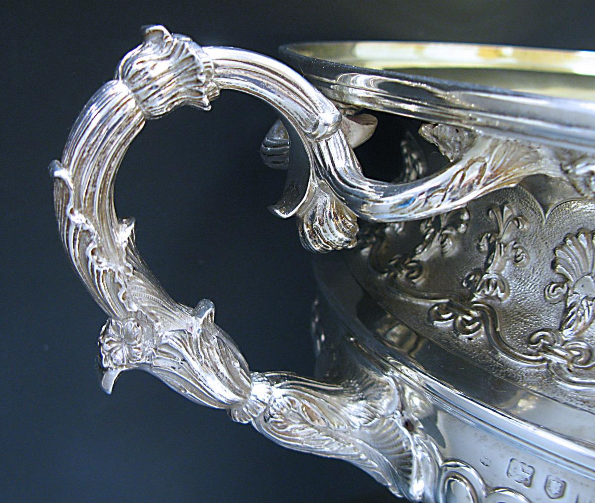 Charles Stuart Harris silver centrepiece bowl trophy 1904