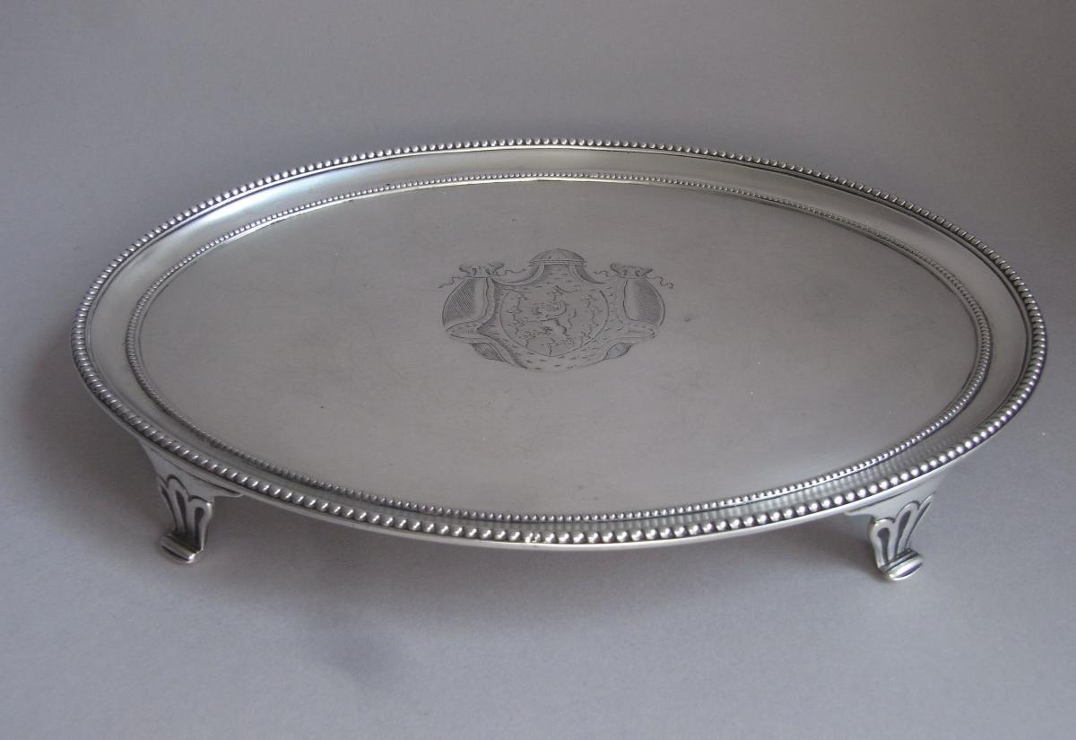 A very fine George III Salver made in London in 1784 by Daniel Smith & Robert Sharp