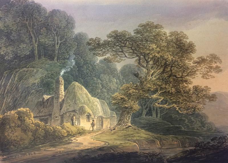 Thatched cottage, William Payne (British 1760-1833)