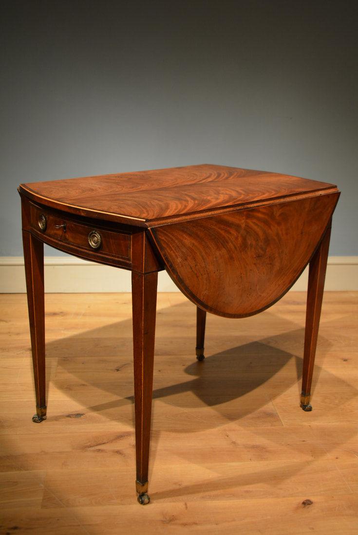 A George III mahogany Pembroke table  Circa 1790
