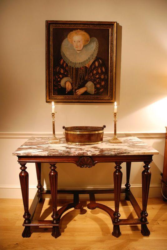 An early 18th Century side table of rare Baroque form. Circa 1720