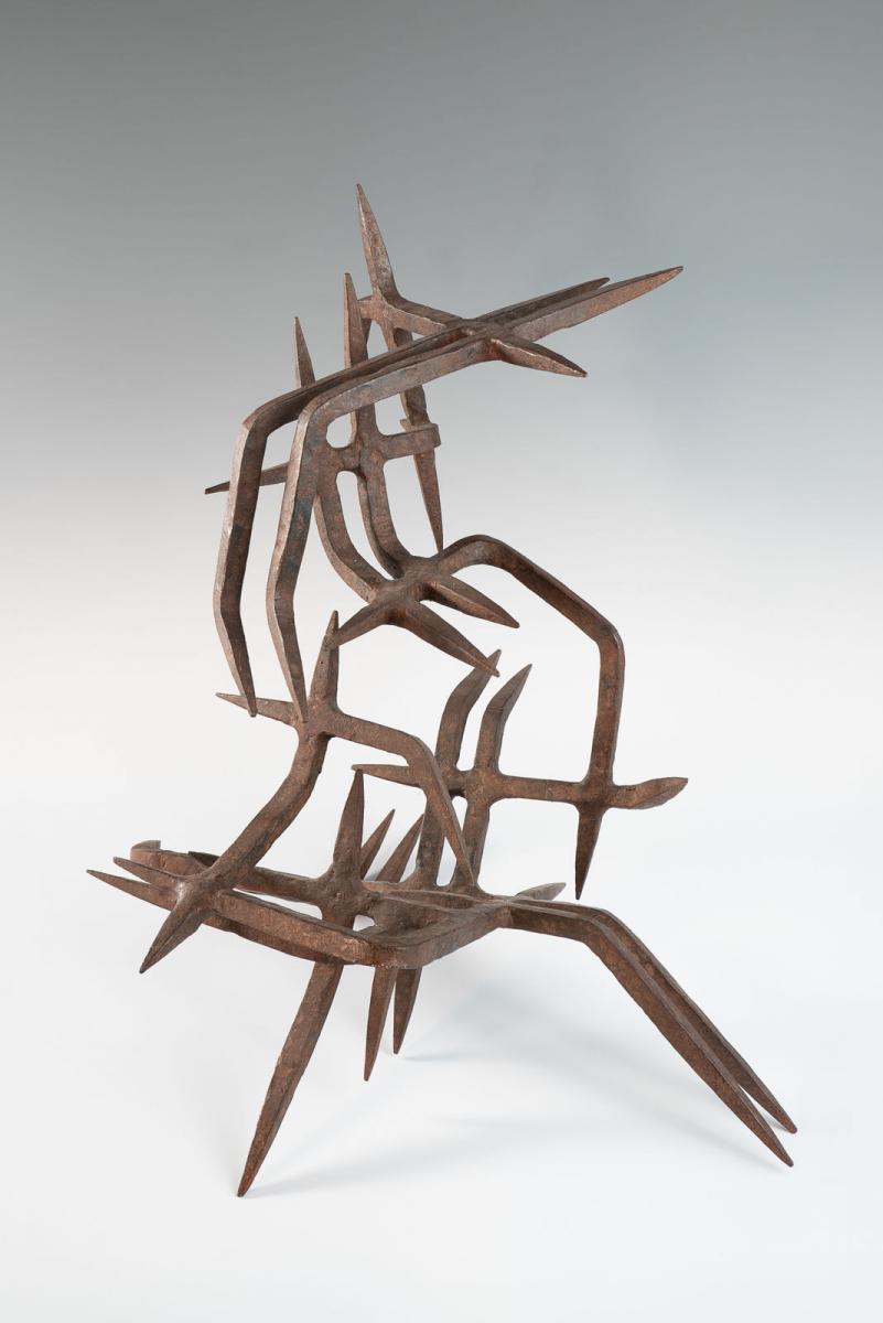 Rare wrought iron sculpture by Marcello Fantoni