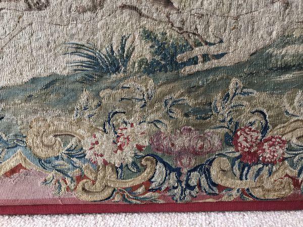 A late-18th century Aubusson tapestry panel