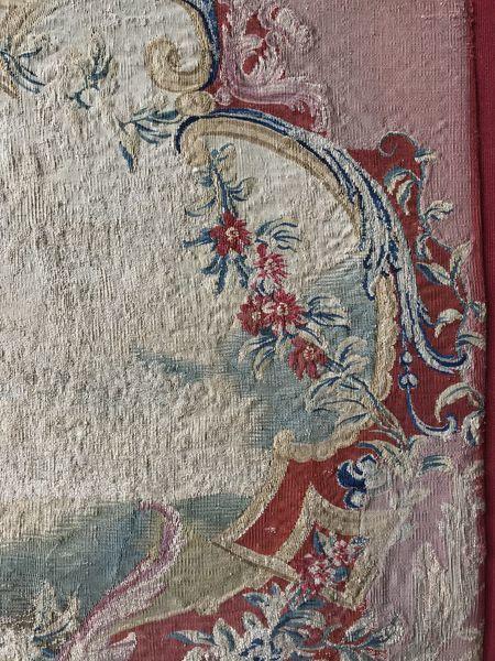 A late-18th century Aubusson tapestry panel