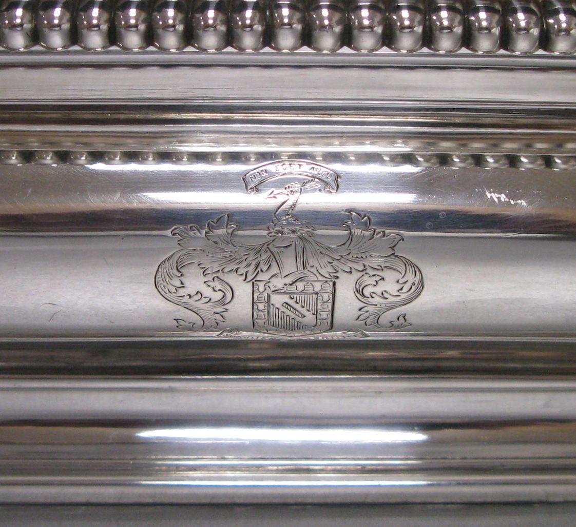 Silver Jardiniere dish Heming and Co 1913 Earl of Minto Viceroy of India