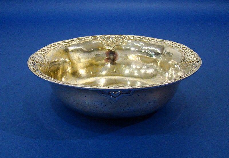 An Earl's Gilded Silver Shaving Bowl