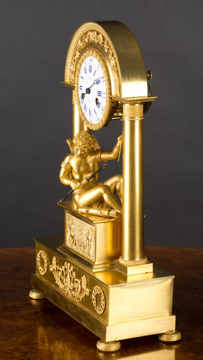 French Charles X Ormolu Mantel Clock