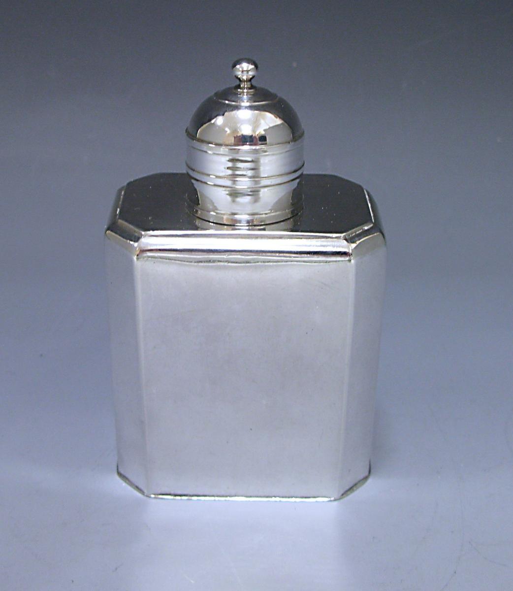 Antique Silver George I Tea Caddy 1715 Thomas Parr