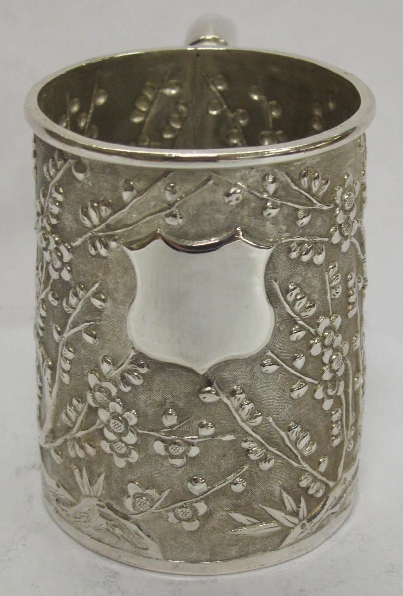 Small Antique Chinese Silver Mug