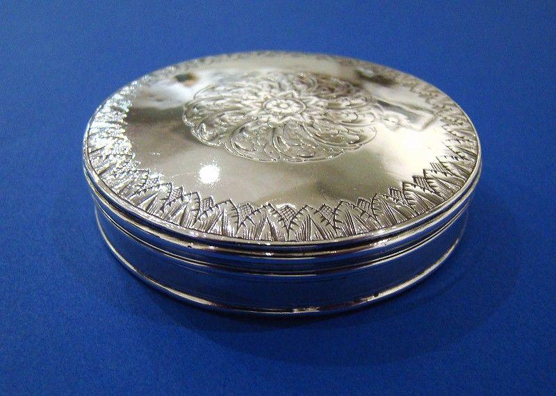 17th Century Silver Snuff Box
