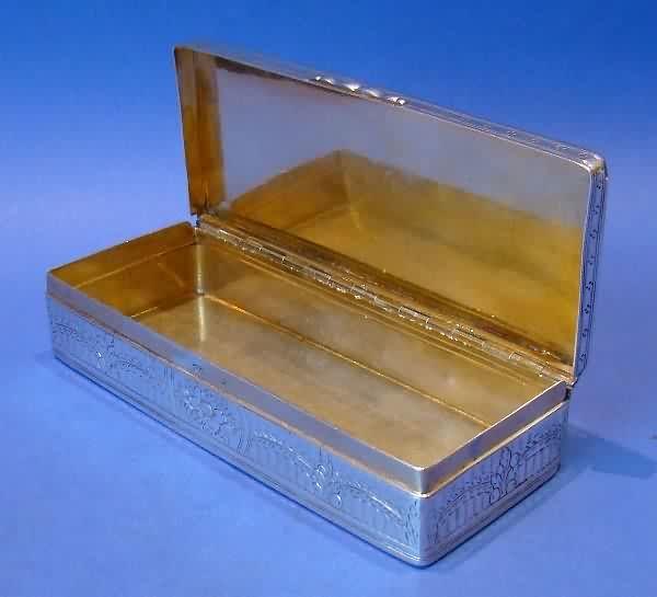 Dutch Silver Tobacco Box