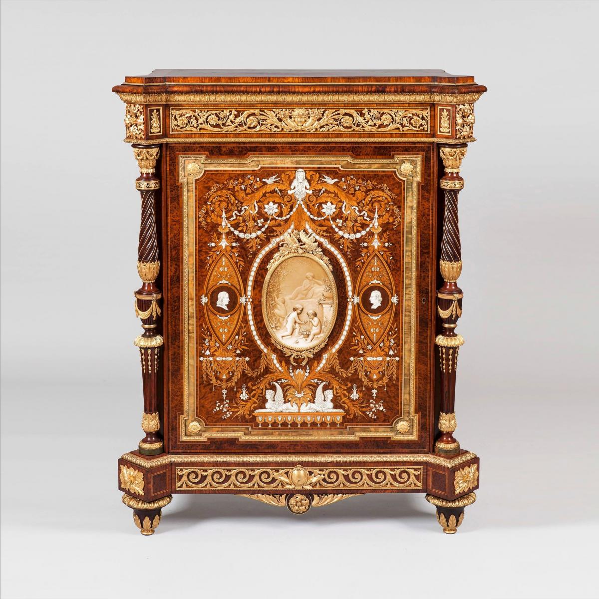 A Royal Cabinet Made for Prince Albert Edward at Marlborough House By Holland & Sons