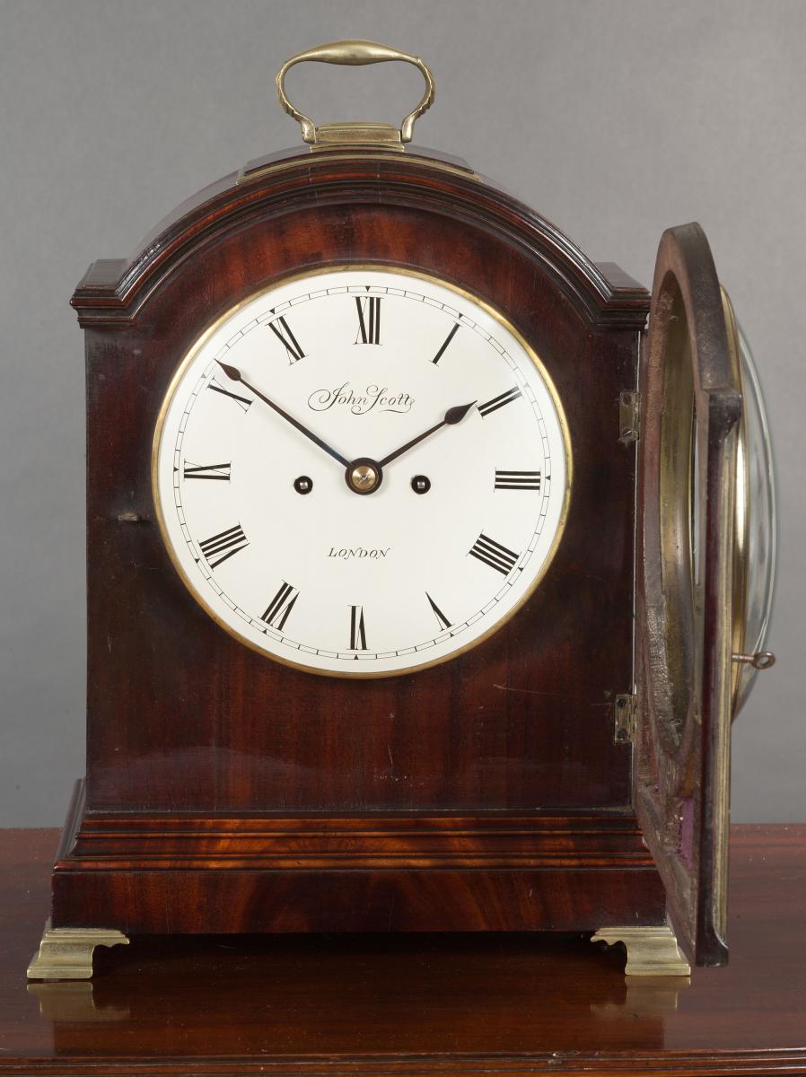 Georgian Mahogany Bracket Clock