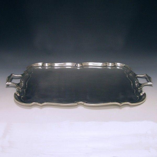 Sterling Silver Tea Tray Barker Brothers Chester 1923