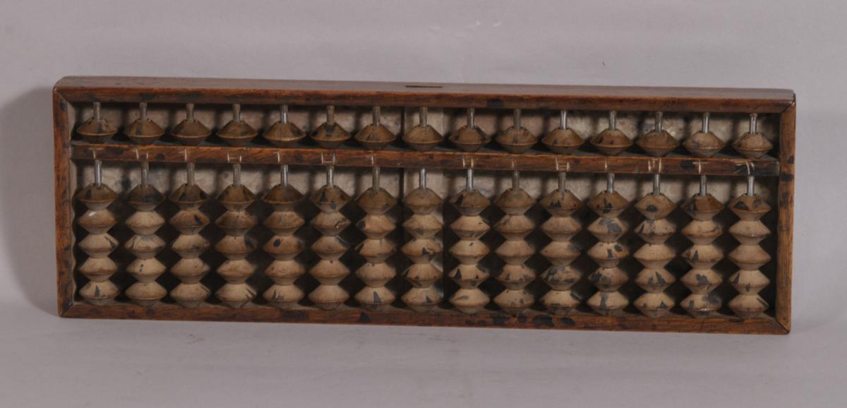 S/3648 Antique 19th Century Japanese Abacus