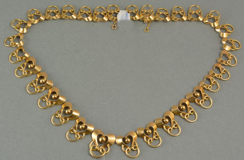 18ct Gold French Necklace