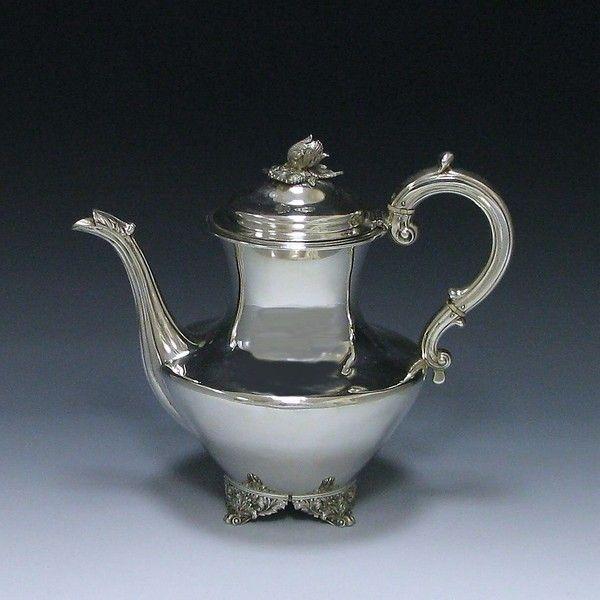 Jonathan Hayne silver coffee pot 1834 