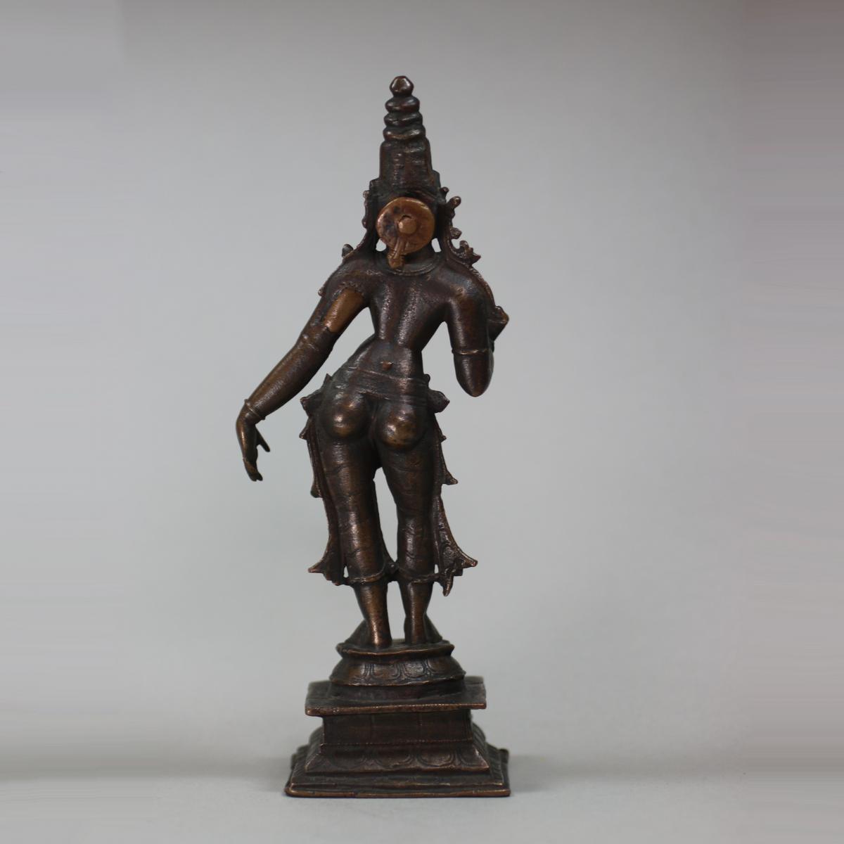 Indian bronze figure of Parvati