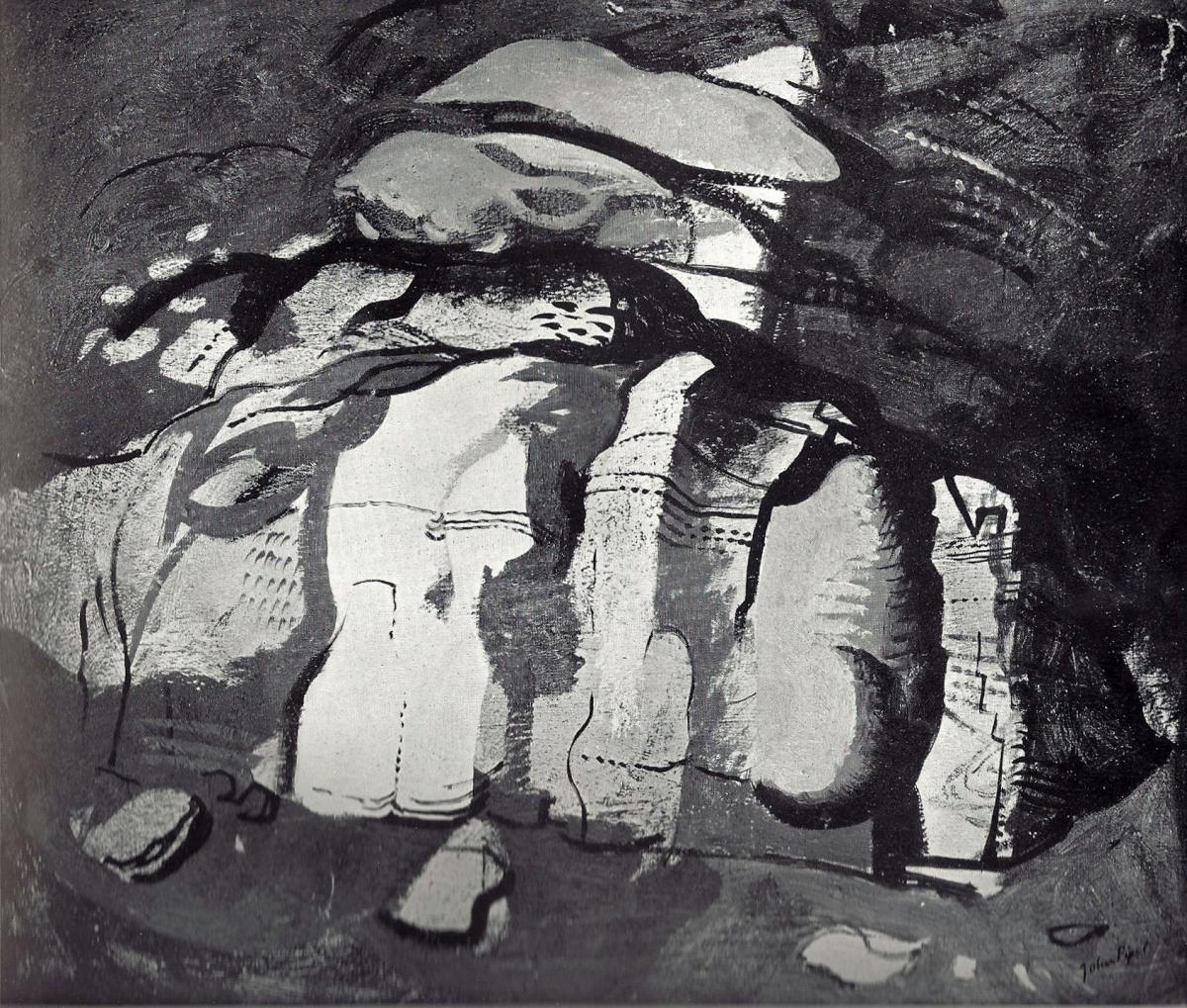 John Piper CH (1903-1992) Rock-Face, 1950