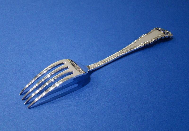 Edwardian Silver Child's Knife, Fork, Spoon & Napkin Ring in Fitted Case