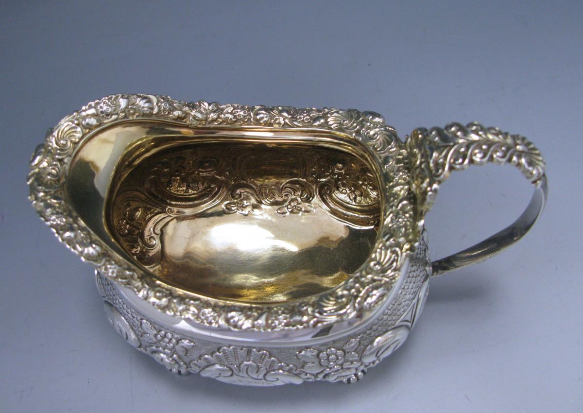 A George III Antique Silver Cream Jug
