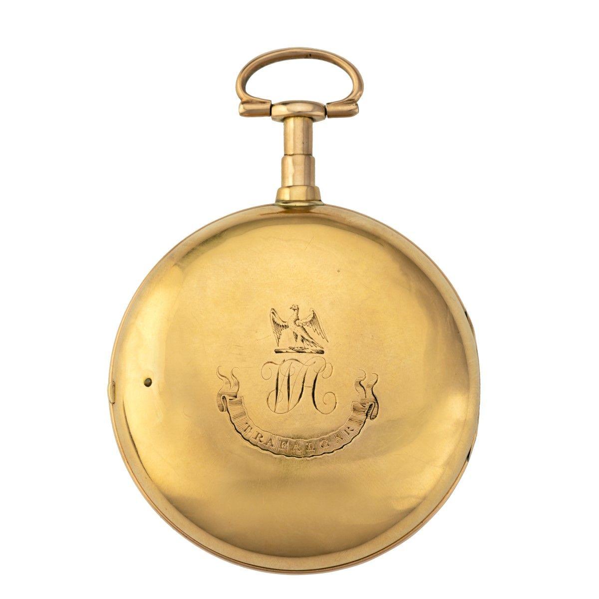 Midshipman Herringham’s gold Trafalgar watch