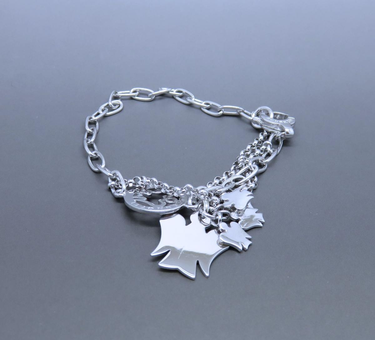 Sterling Silver Bracelet with Charms