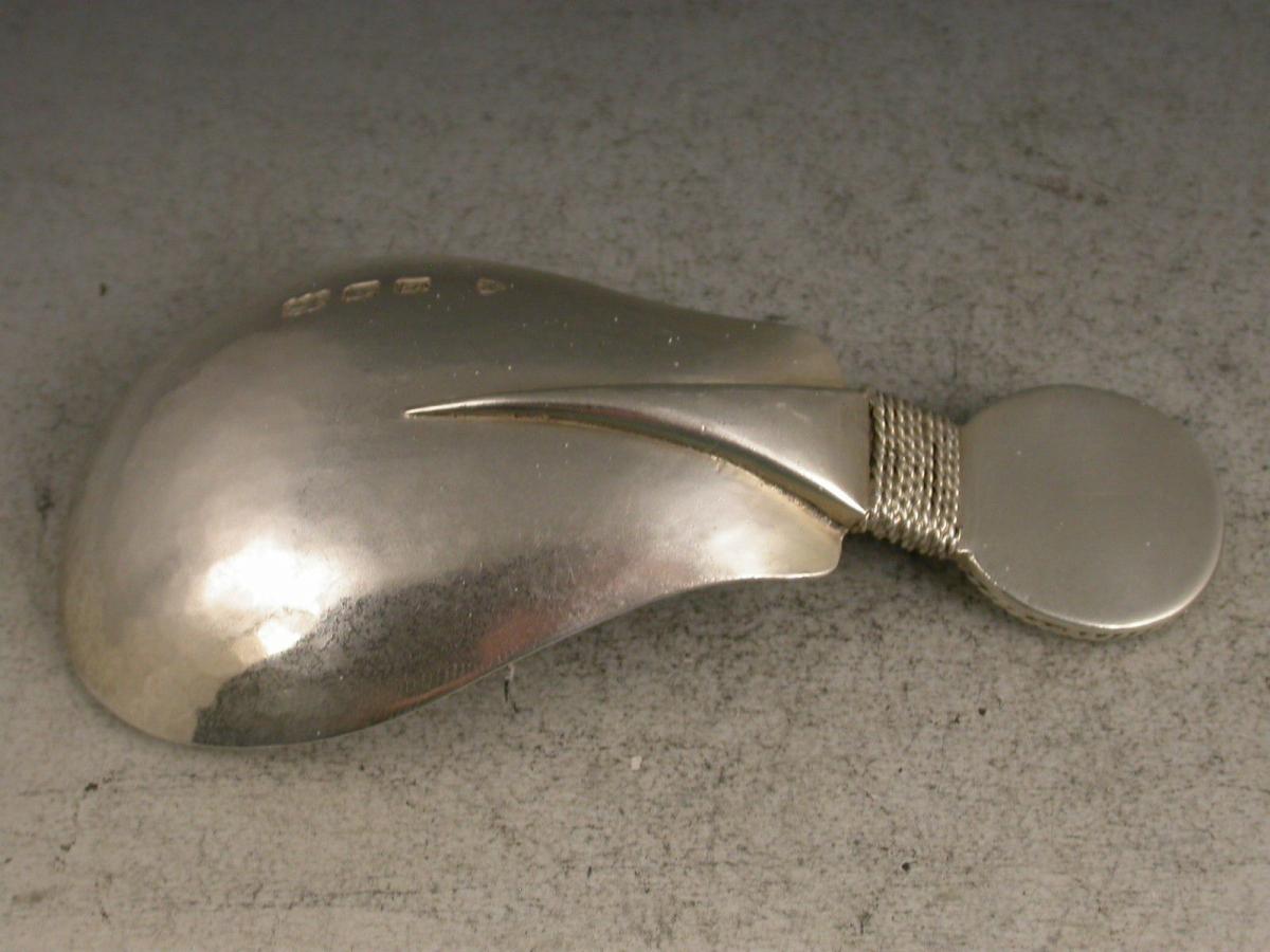 Arts and Crafts Silver Caddy Spoon