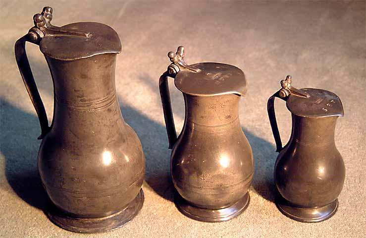 Guernsey Measures, Mid 18th Century