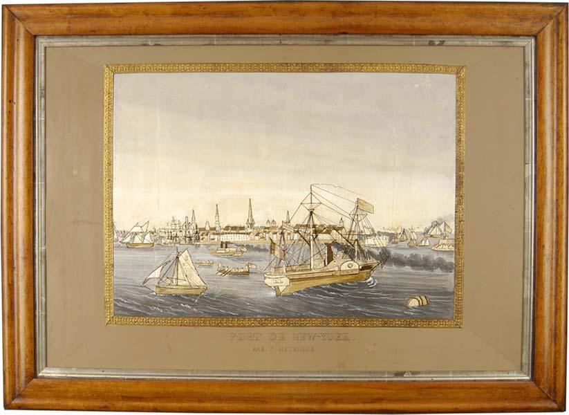 Port of New York. Circa 1850