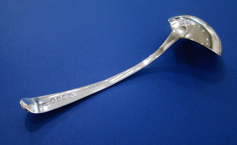 18th Century Silver Old English Pattern Sauce Ladle