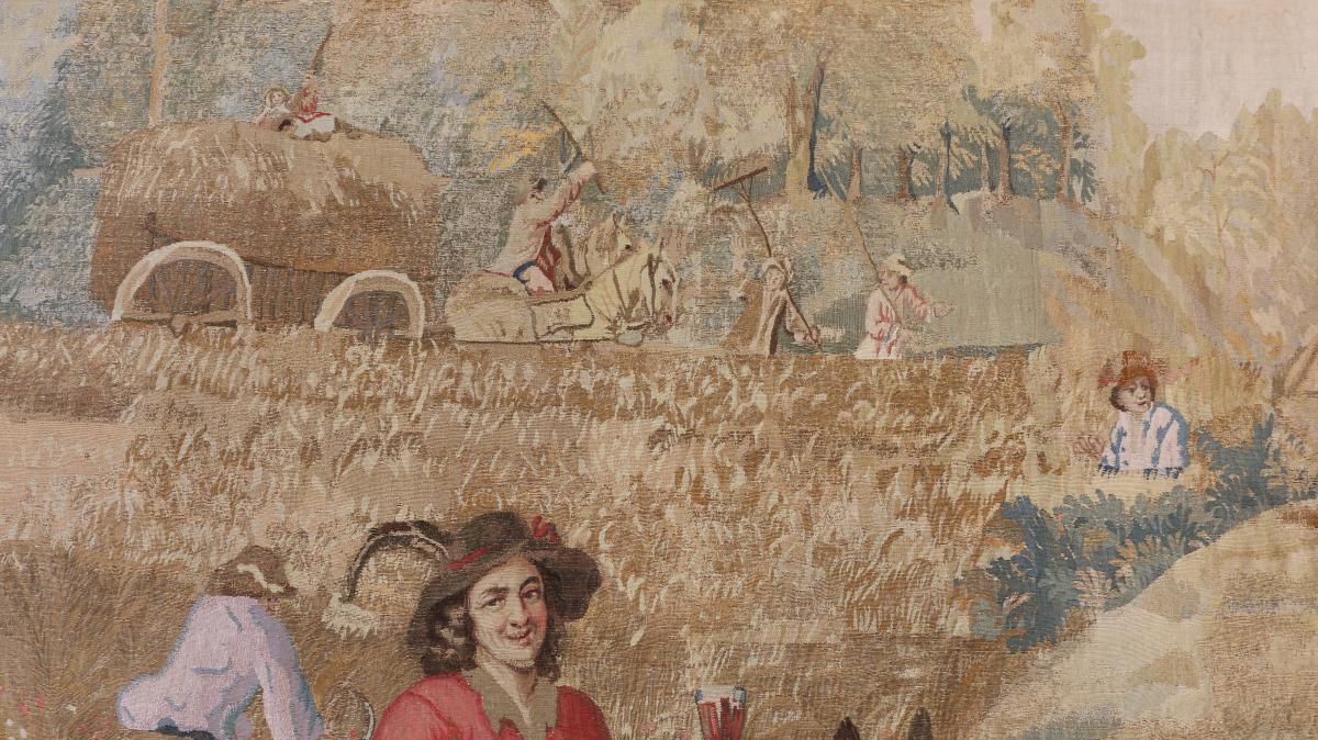 Rare Antique English Soho Tapestry