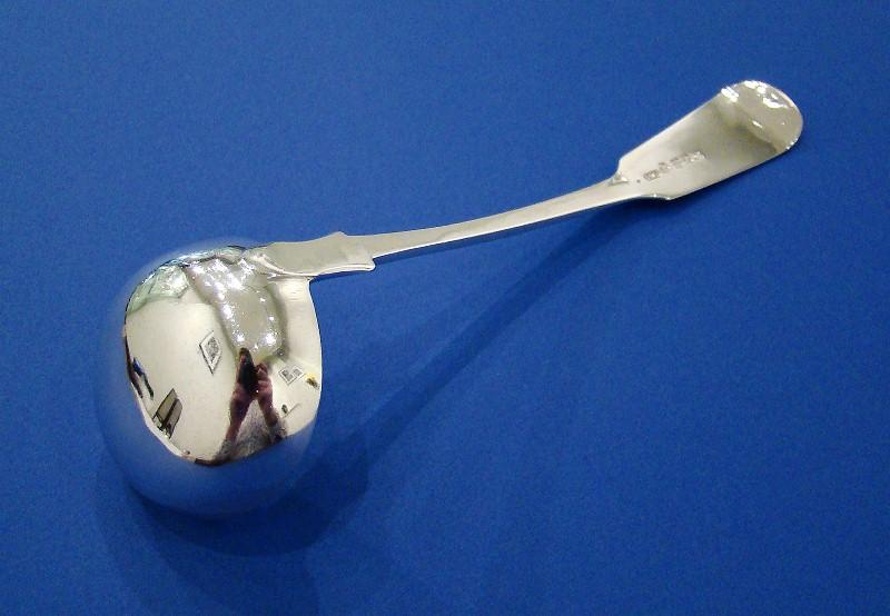 Scottish Silver 'Fiddle' Pattern Toddy Ladle