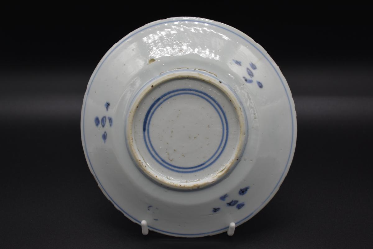Tianqi period blue and white tiger dish
