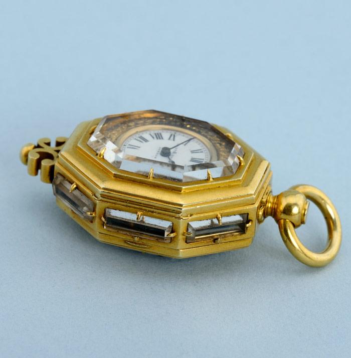 Gold English Pendant Watch