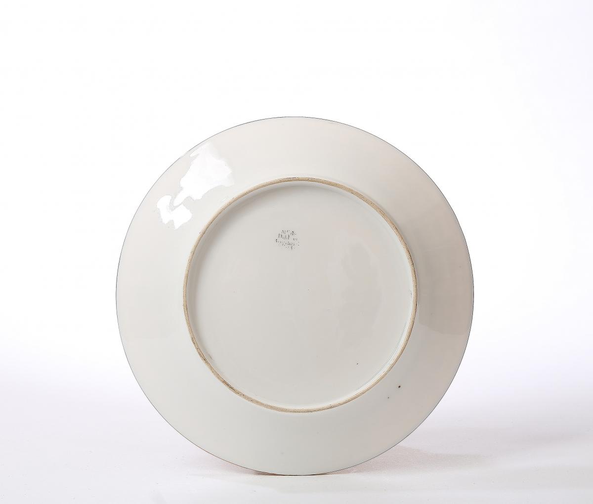 A Paris Porcelain Plate, Dihl and Guérhard