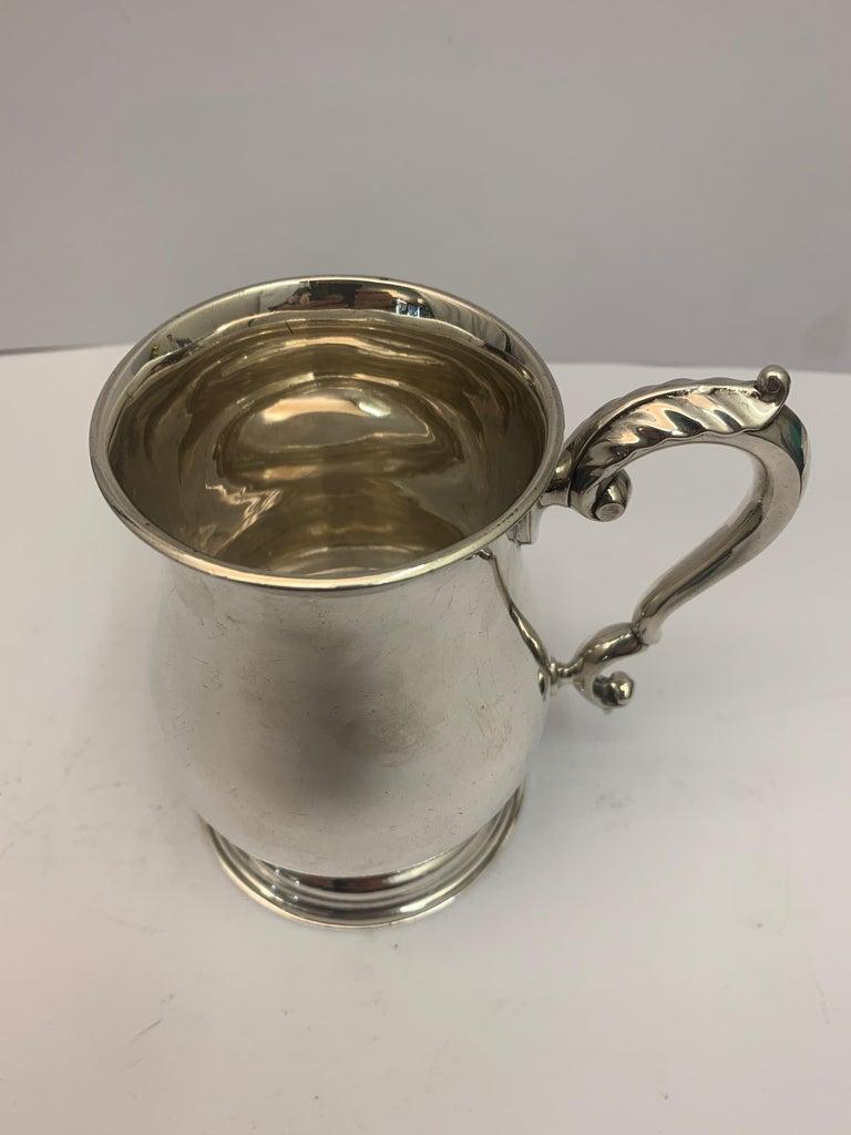 Edwardian Silver Mug Made by John Edward Wilmot