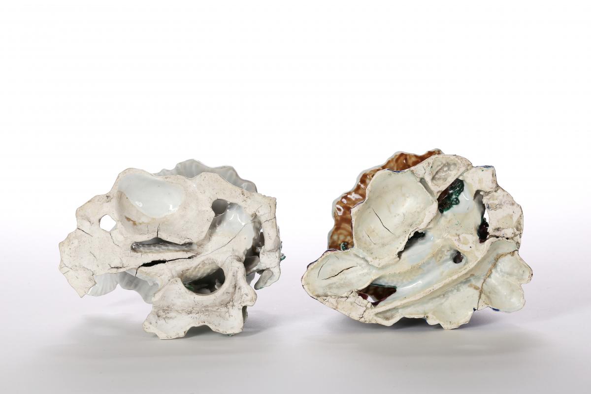 Two Bow Dolphin Salts of 'Mushroom-Glazed' Type