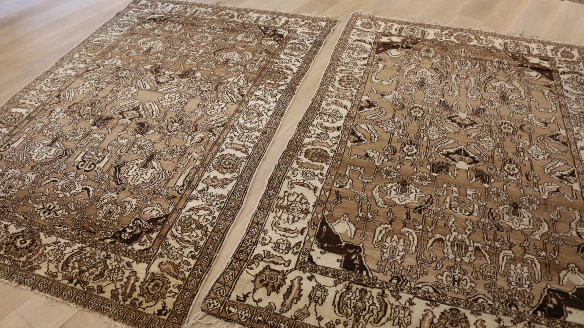 Pair of late 19th century Indian Agra Rugs