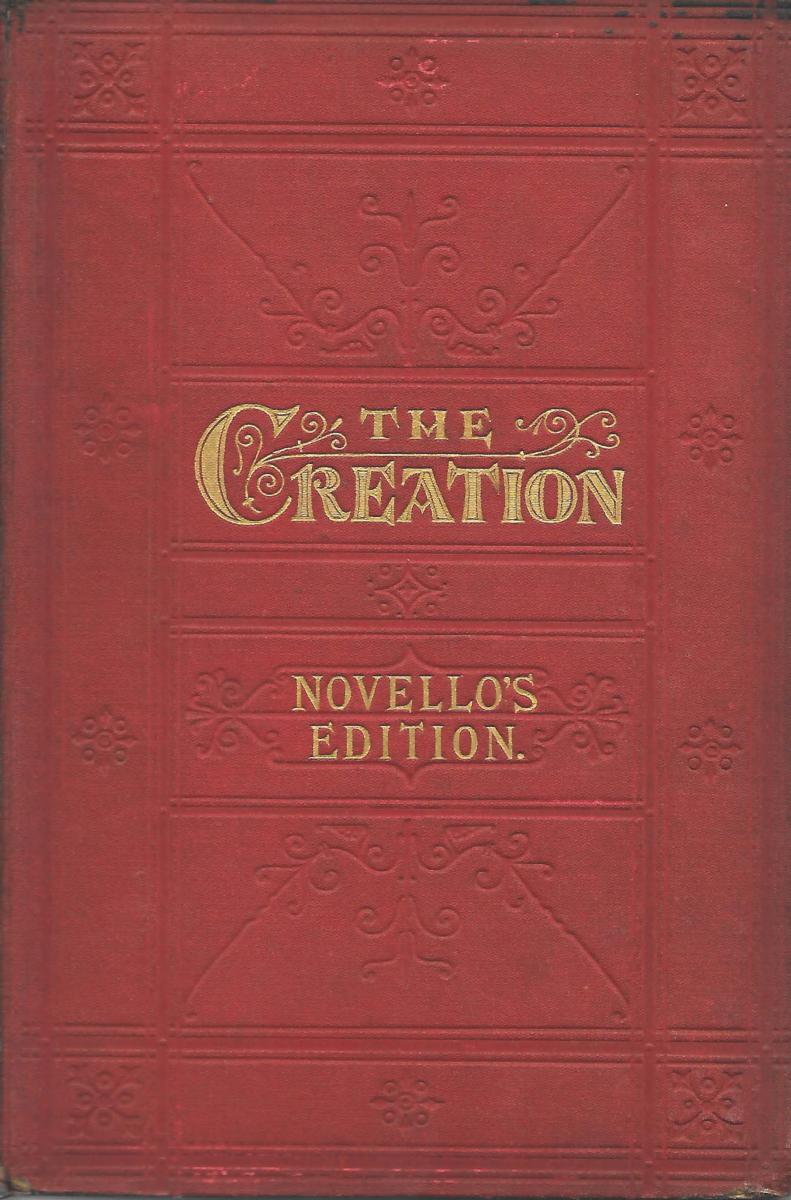Book - The Creation by J.Haydn - Novello's Edition - front cover