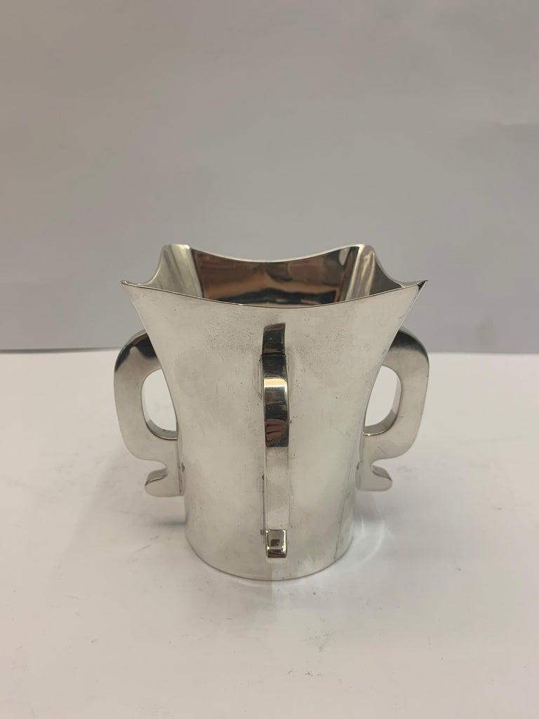 Four Handled Solid Silver Tygs Cup, 1923