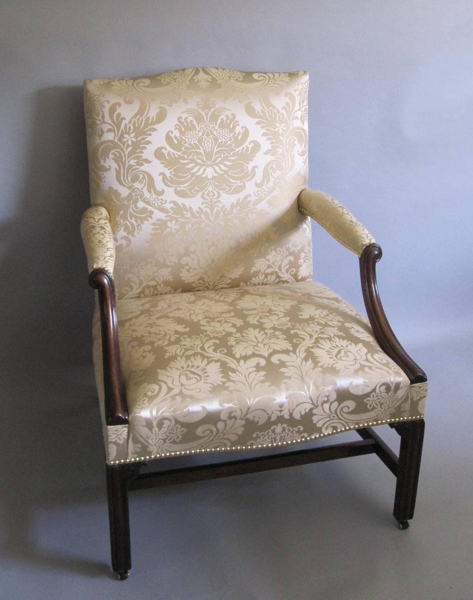 18th Century Chippendale period Gainsborough chair, circa 1770