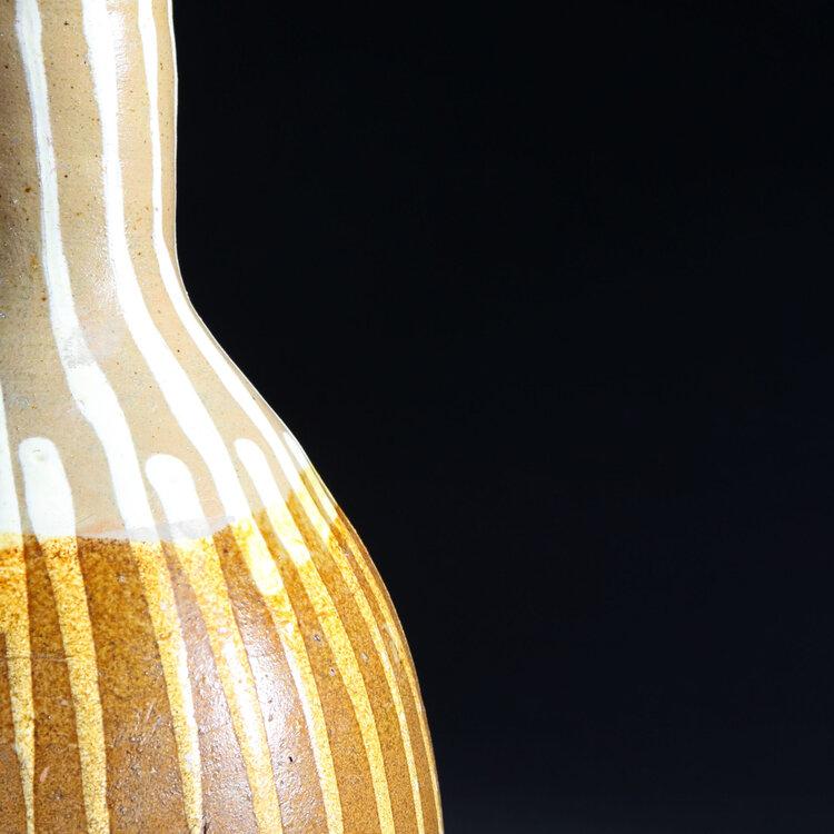 An Art Pottery Lamp with Drip Glaze