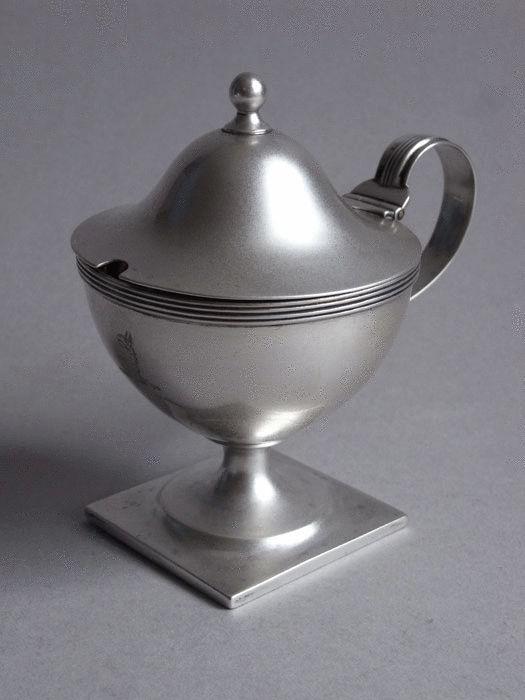 An Urn Shaped Mustard Pot made in London in 1808