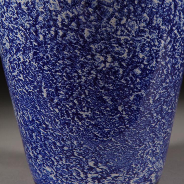 A Blue and White Murano Glass Vase | BADA