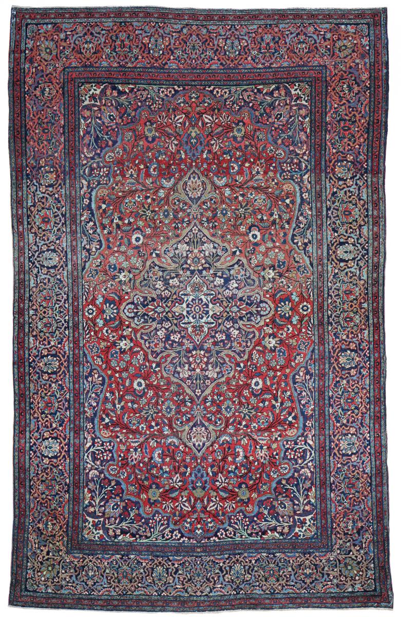 Antique Kashan rug