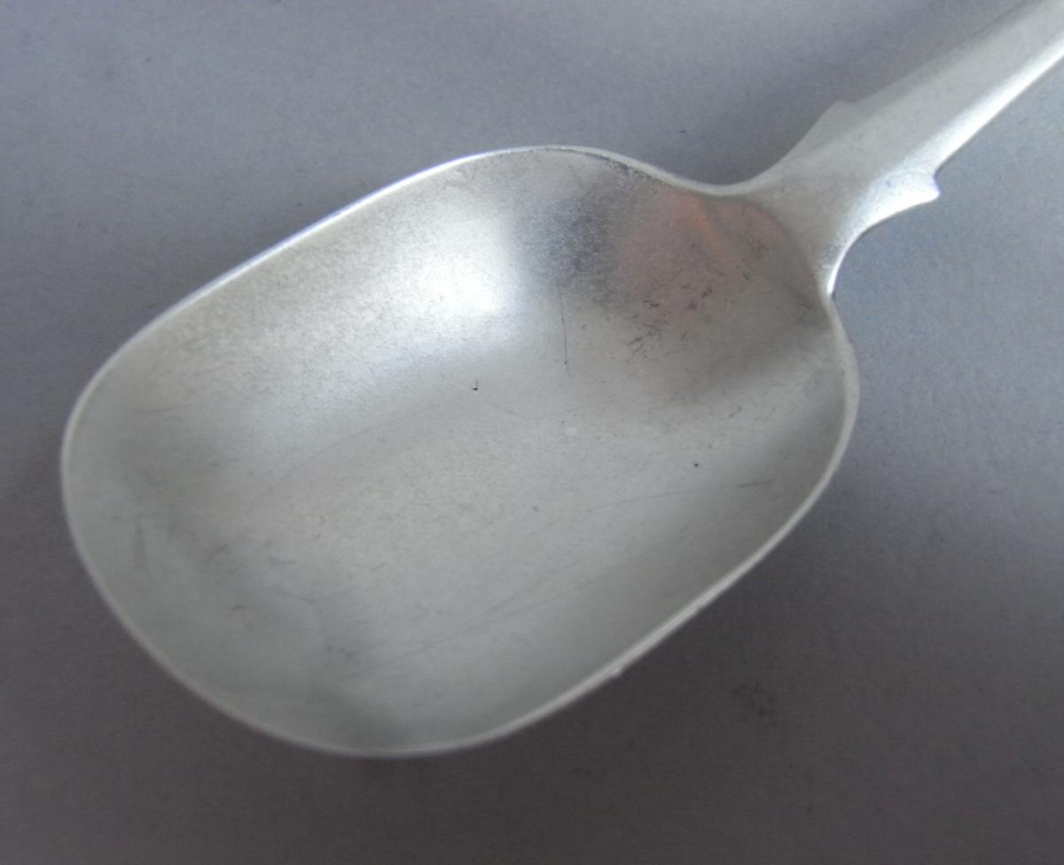 ELGIN.  A very rare George IV Butter Spoon made in Elgin circa 1830 by Joseph Pozzi