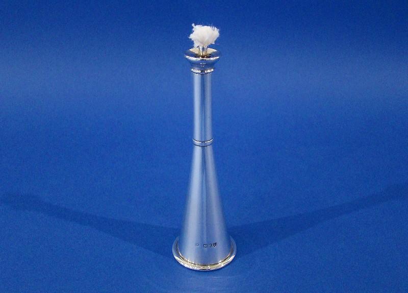 Victorian Silver 'Hunting Horn' Table Lighter