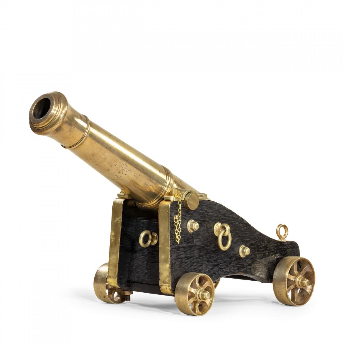 Pair of Bronze Cannon by McAndrew English, circa 1850